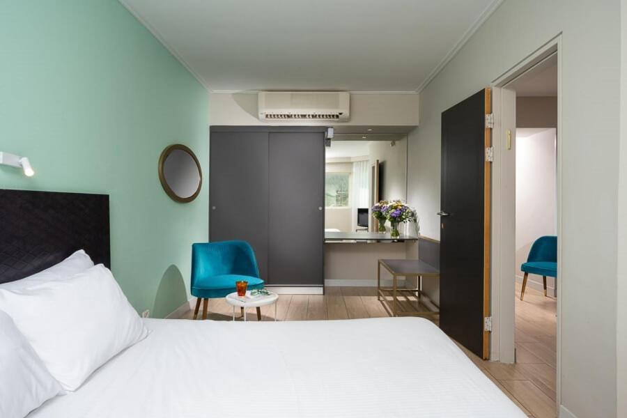 ليوناردو كلوب هوتيل البحر الميت - شامل كلياً نيفيه زوهار المظهر الخارجي الصورة A bedroom at the hotel